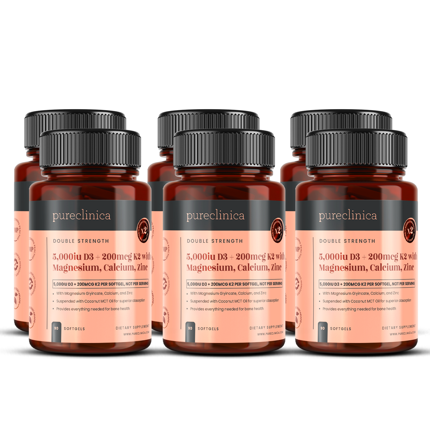 Vitamin D3 + K2 with Magnesium, Zinc, and Calcium