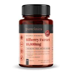 Bilberry Extract 10,000mg x 180 tablets (10x Strength)