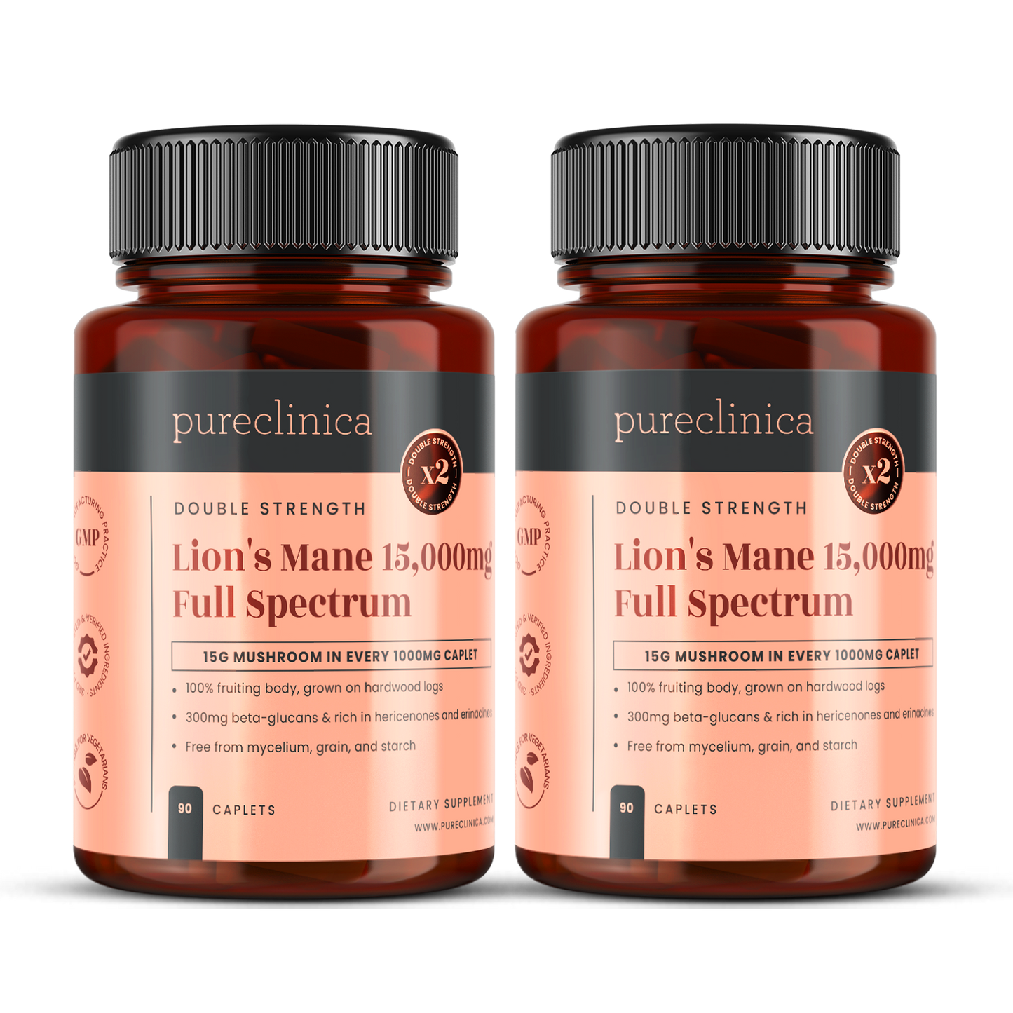 Lion's Mane 15,000mg, Full Spectrum Mushroom Extract
