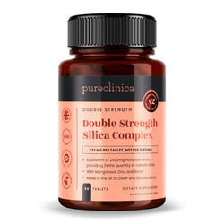 Double Strength Silica Complex 2000mg x 90 tablets (with Zinc, Boron, and Manganese)