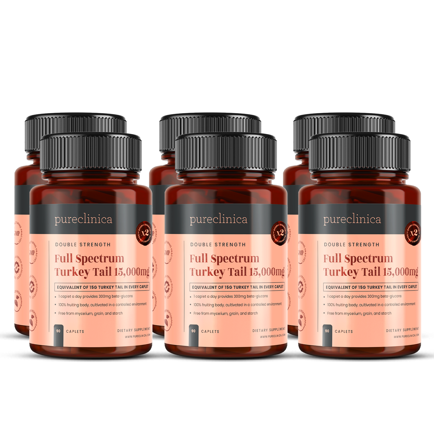 Turkey Tail Mushroom, 15,000mg Full Spectrum