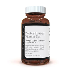 Double Strength Vitamin D3 5000iu Tablets - 6-Month Supply