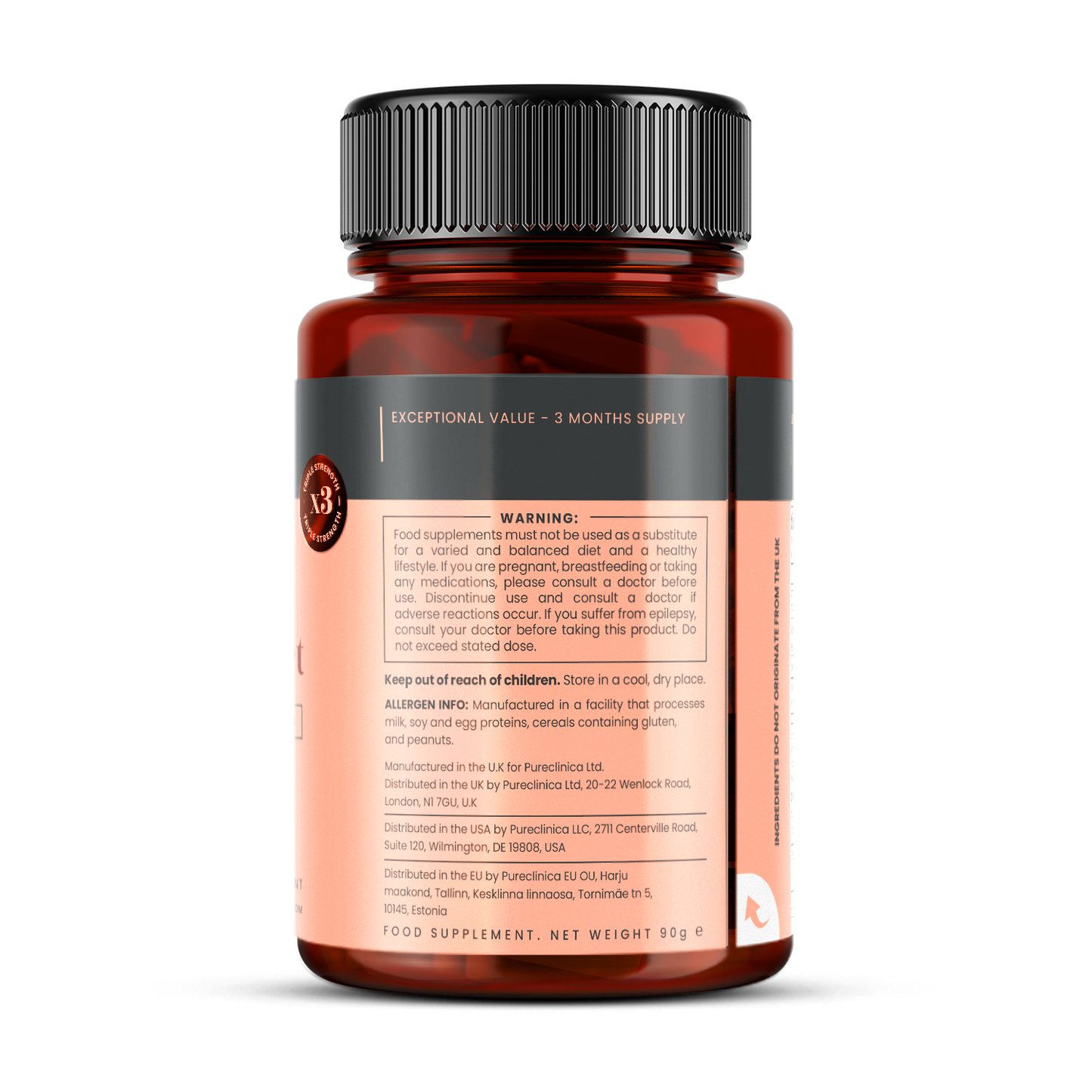 Saw Palmetto 3200mg + Nettle Extract x 90 tablets