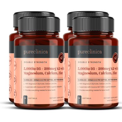 Vitamin D3 + K2 with Magnesium, Zinc, and Calcium