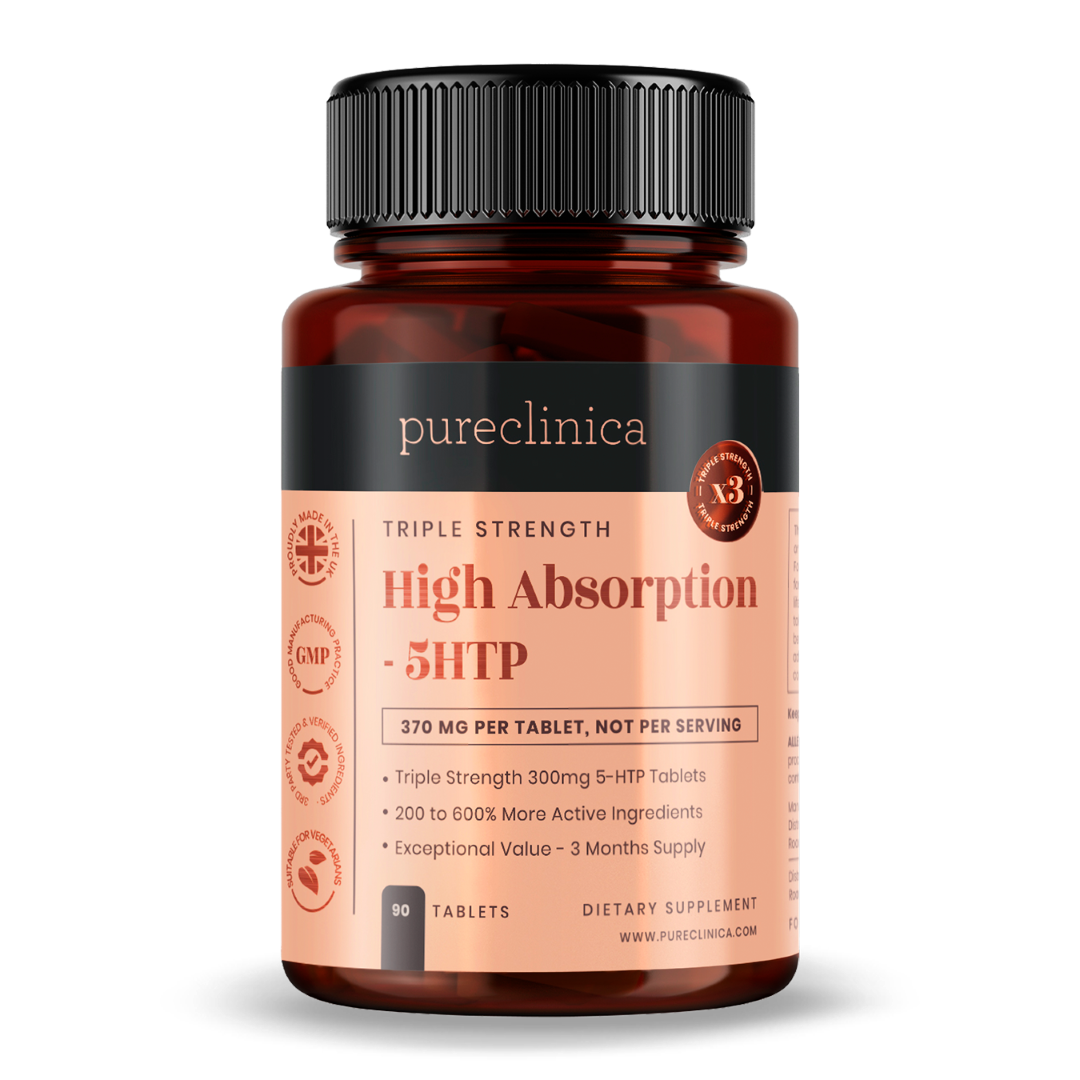 Triple Strength 5-HTP (300mg x 90 tablets) - High Absorption