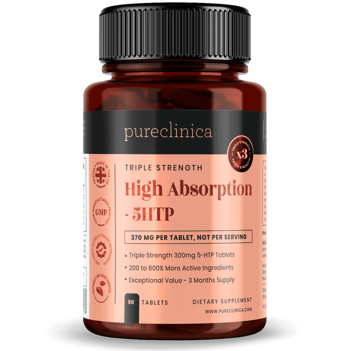 5-HTP High Absorption 300mg x 90 tablets