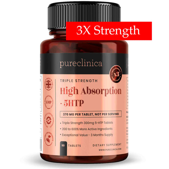 Triple Strength 5-HTP (300mg x 90 tablets) - High Absorption