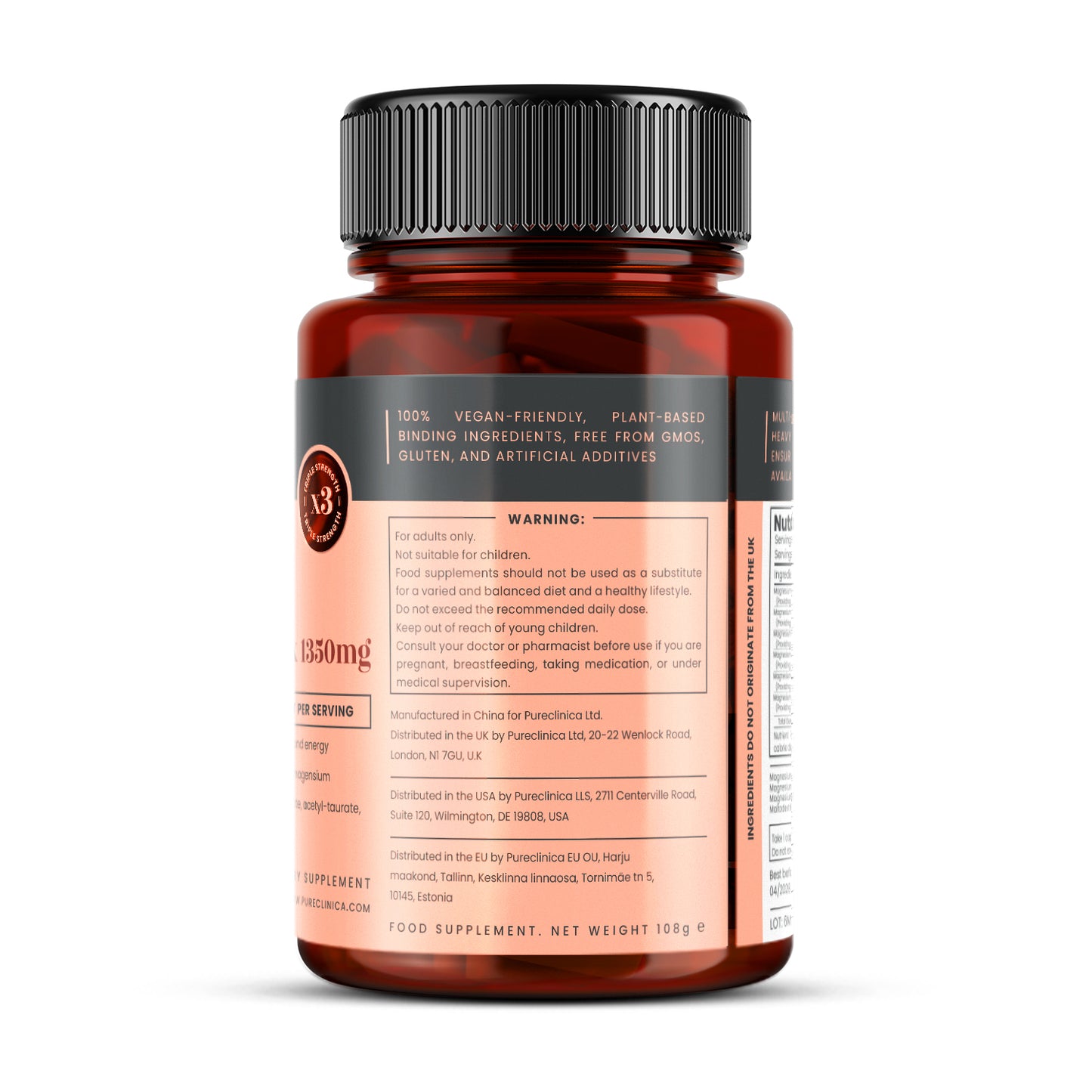6Magnesium  Whole Body Complex 1350mg