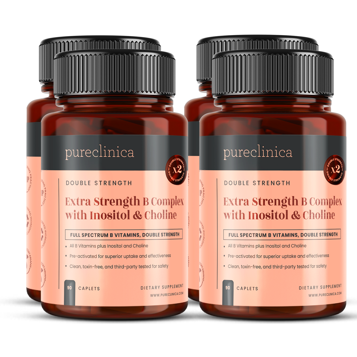 Extra Strength B Complex with Inositol & Choline
