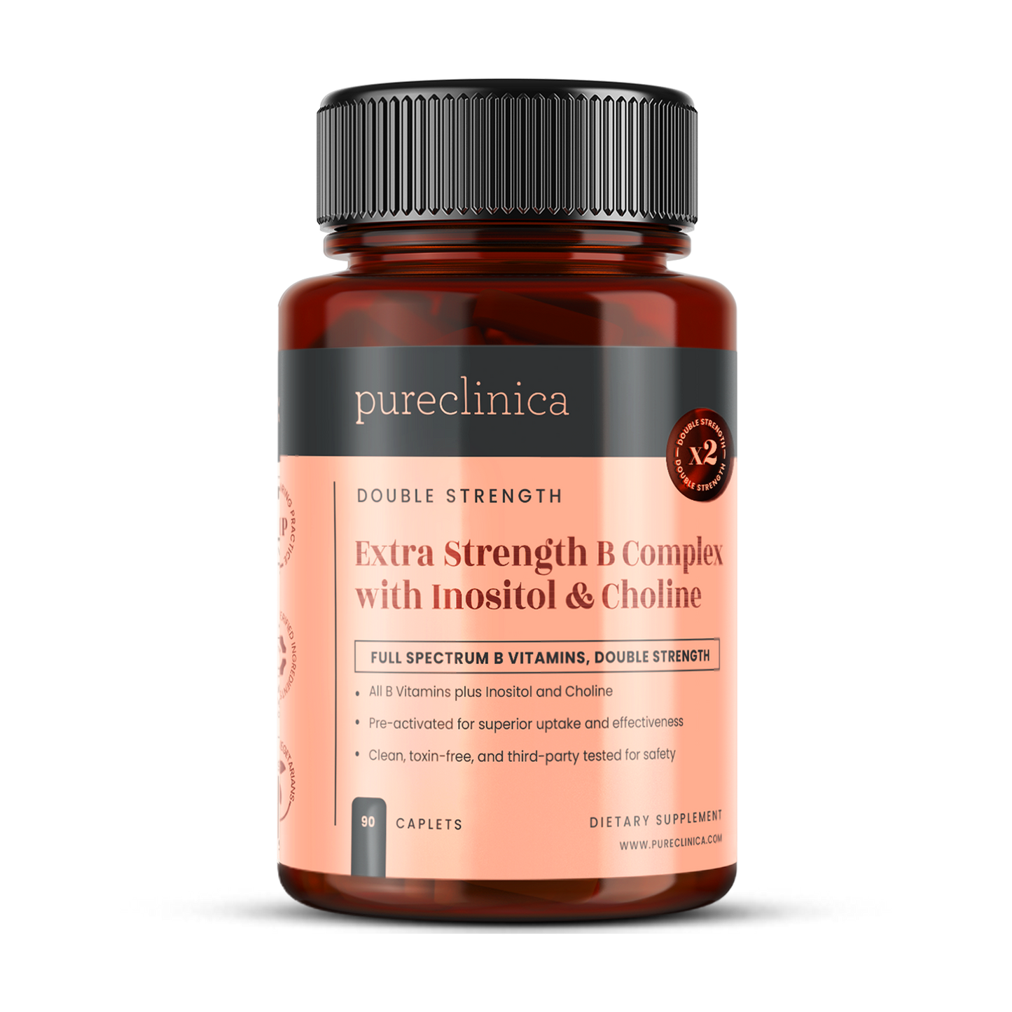 Extra Strength B Complex with Inositol & Choline