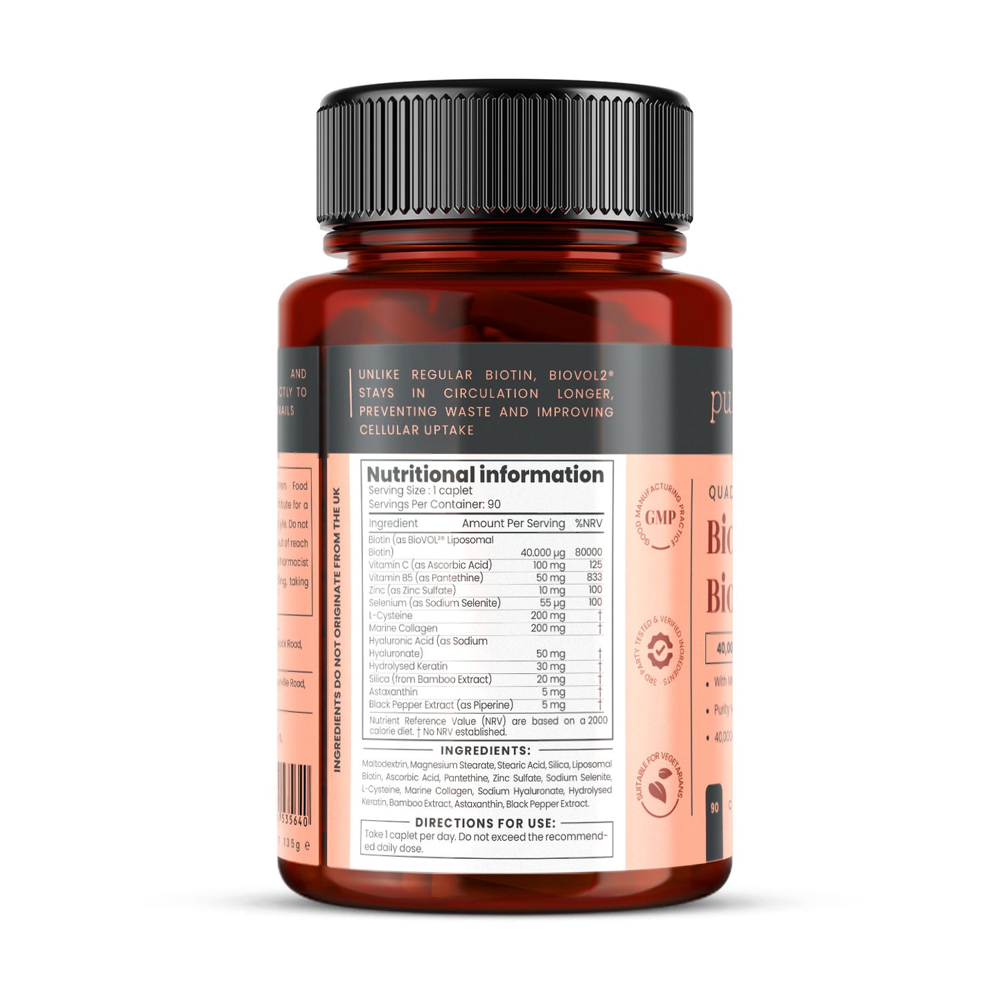 Biotin 40,000mcg Complex