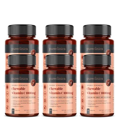 Double Strength Chewable Vitamin C 1000 mg  x 120 tablets