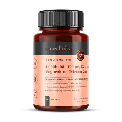 Vitamin D3 + K2 with Magnesium, Zinc, and Calcium
