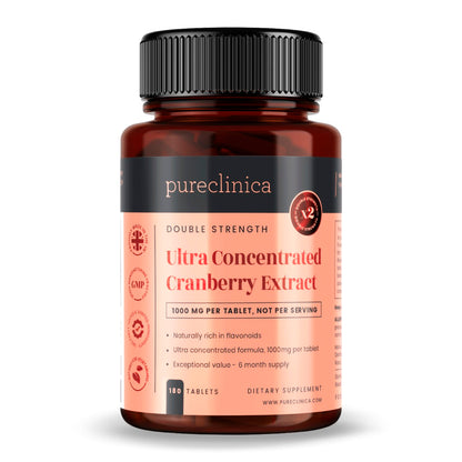 Double Strength Cranberry Extract 10,000mg x 180 Tablets