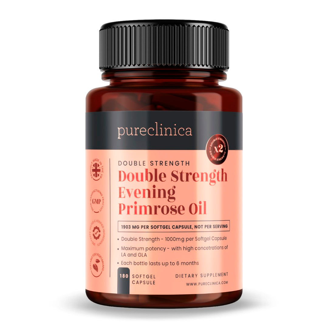 Evening Primrose Oil - 1000mg x 180 Softgel Capsules - Supreme Strength