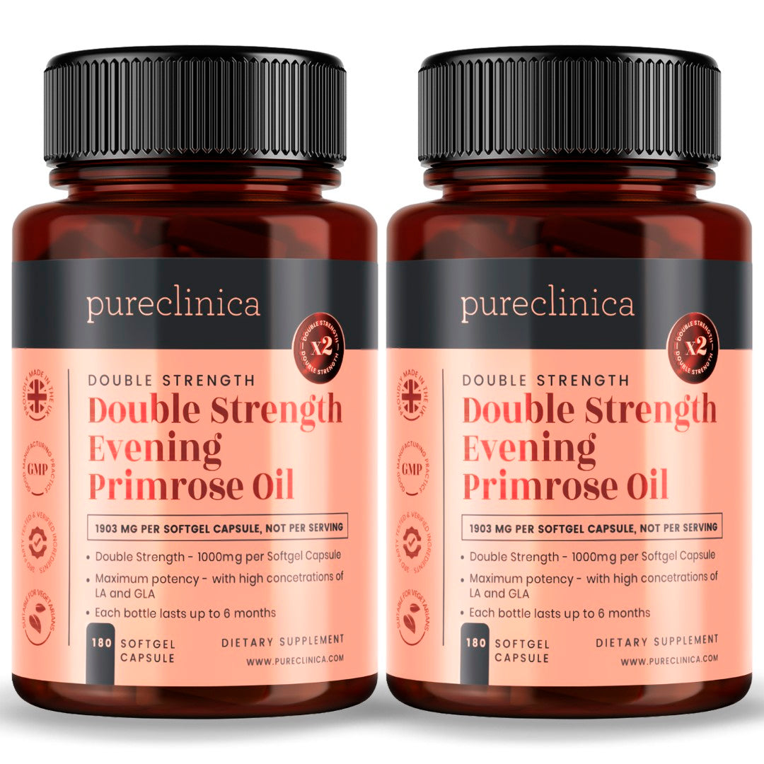 Evening Primrose Oil - 1000mg x 180 Softgel Capsules - Supreme Strength