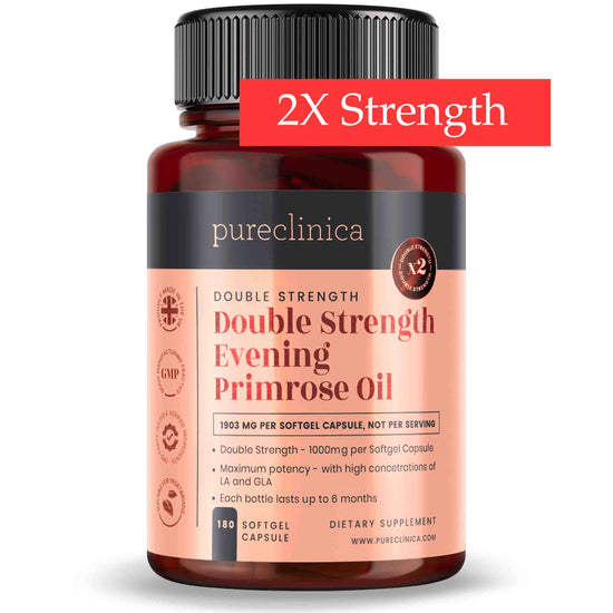 Evening Primrose Oil - 1000mg x 180 Softgel Capsules - Supreme Strength
