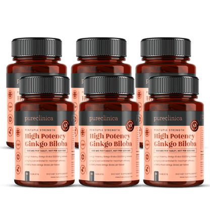 High Potency Ginkgo Biloba - 30,000mg x 90 tablets