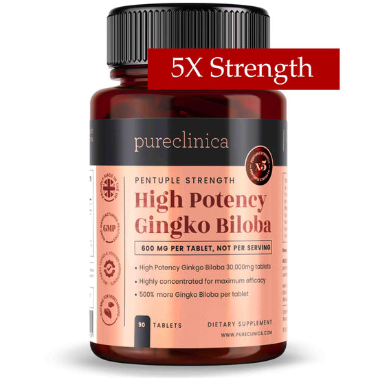 High Potency Gingko Biloba - 30,000mg x 90 tablets