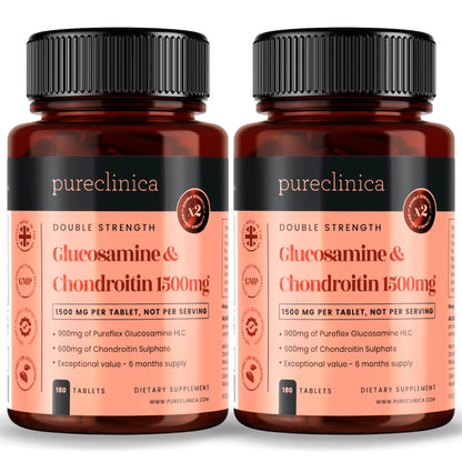 Glucosamine and Chondroitin 1500mg x 180 tablets