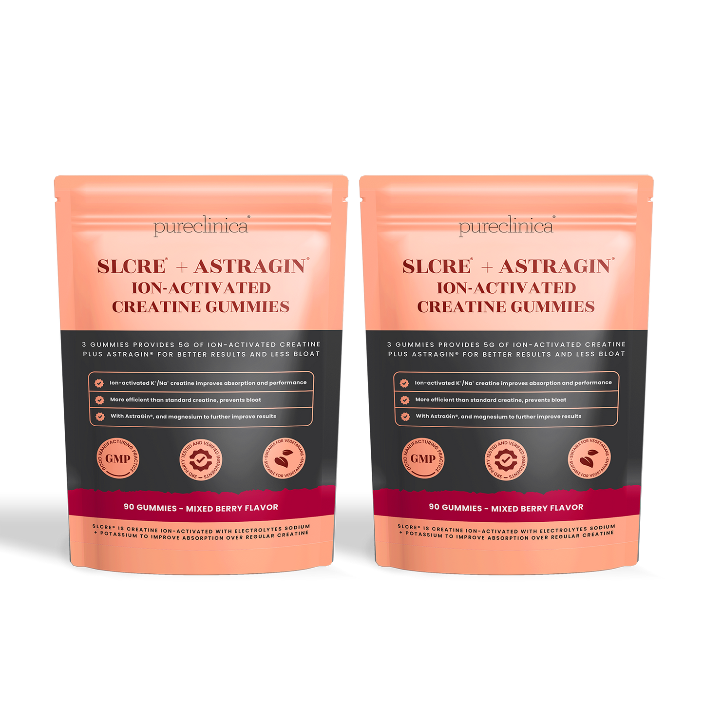 Creatine Gummies - 90 Gummies (5g per 3 with AstraGin®)