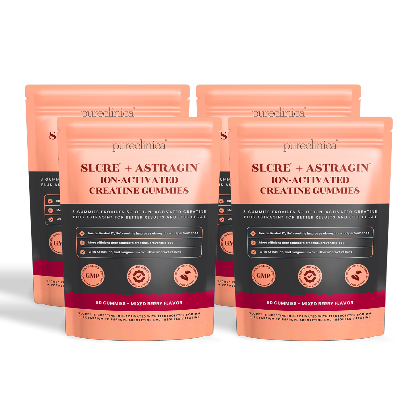Creatine Gummies - 90 Gummies (5g per 3 with AstraGin®)