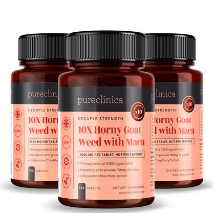 10X Horny Goat Weed with Maca x 180 tablets