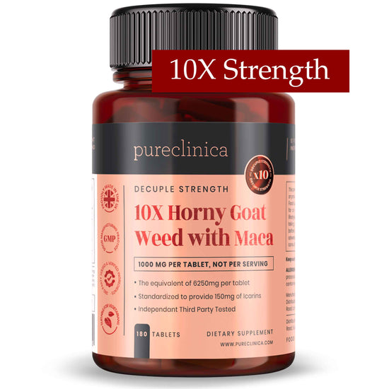 10X Horny Goat Weed with Maca x 180 tablets