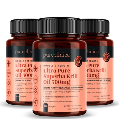 Ultra Pure Krill Oil 500mg x 120 capsules