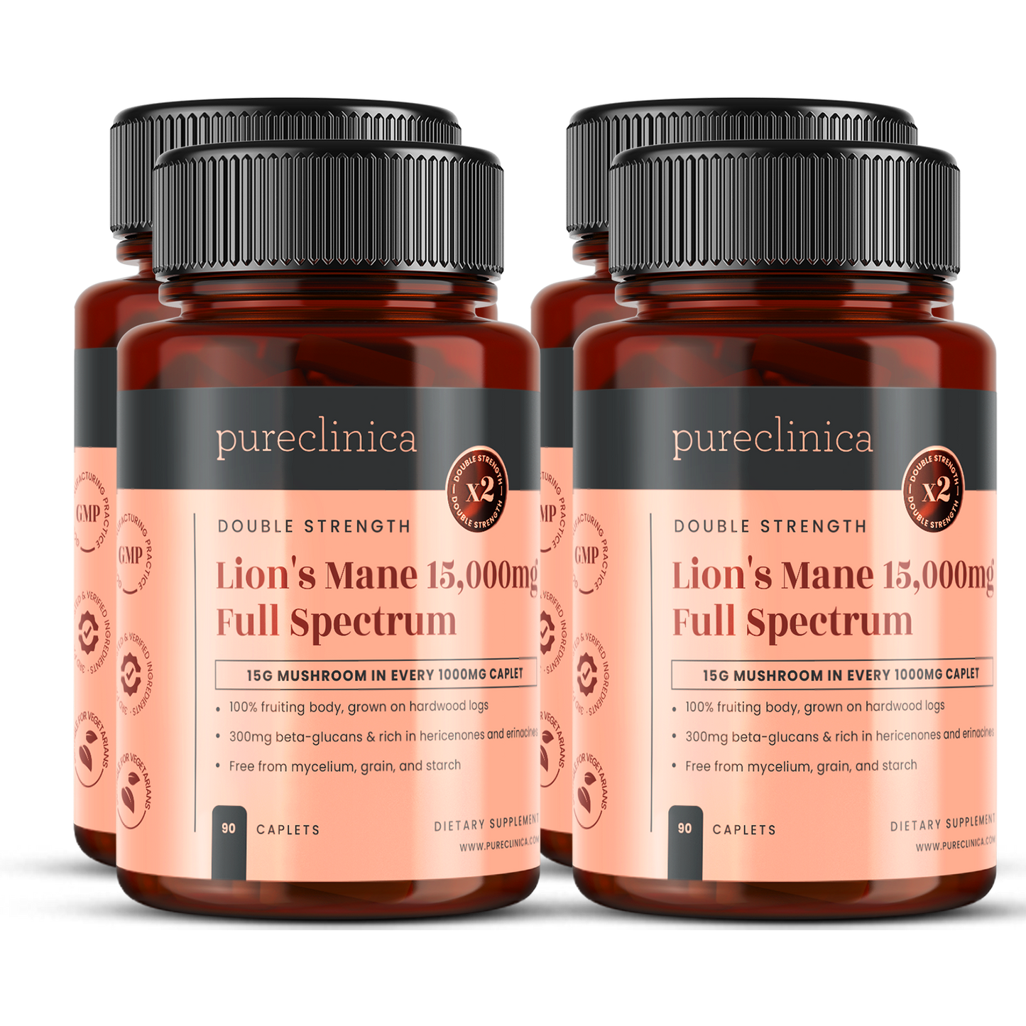 Lion's Mane 15,000mg, Full Spectrum Mushroom Extract