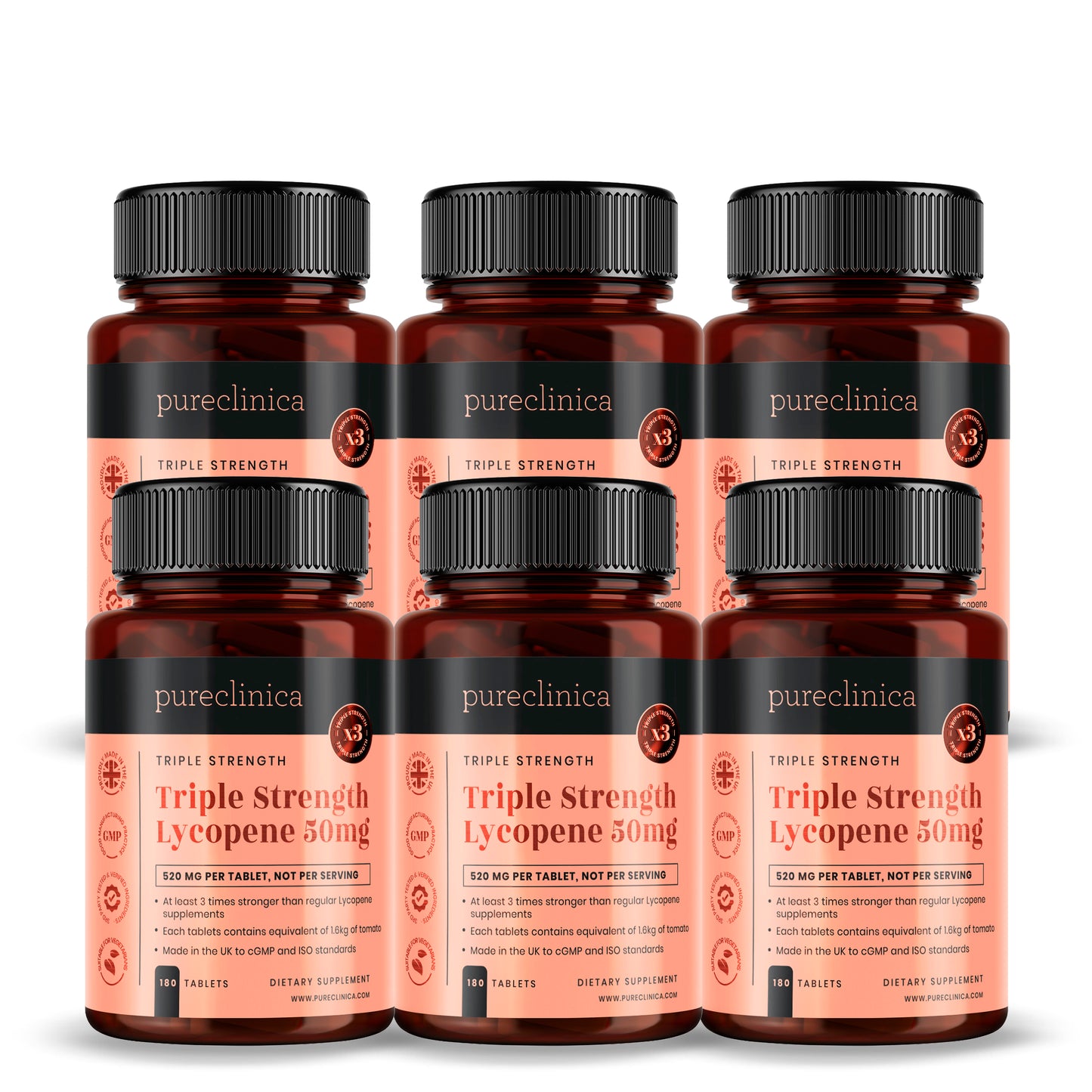 Triple Strength Lycopene 50mg x 180 tablets