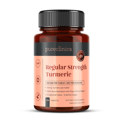 Regular Strength Turmeric 100mg x 180 tablets