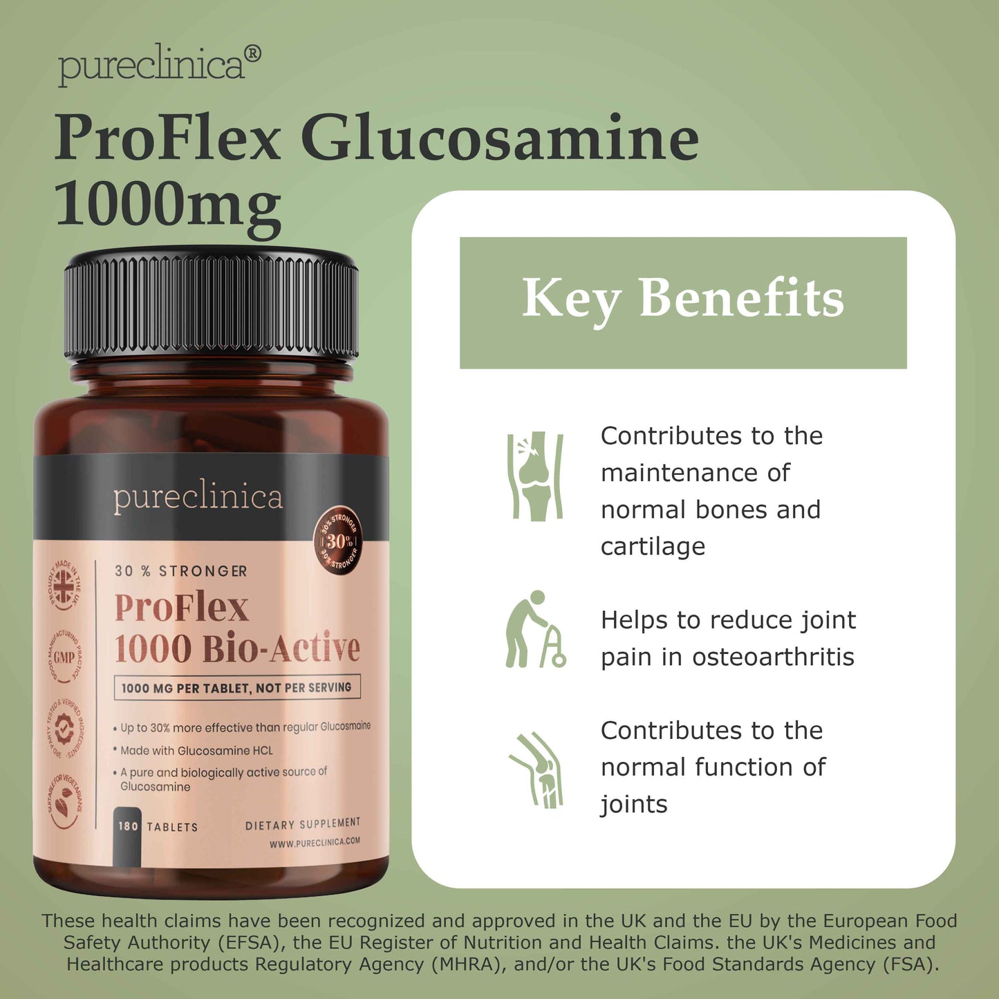 Proflex Glucosamine 1000mg x 180 tablets