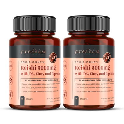 Reishi 5000mg with D3, Zinc, and Piperine