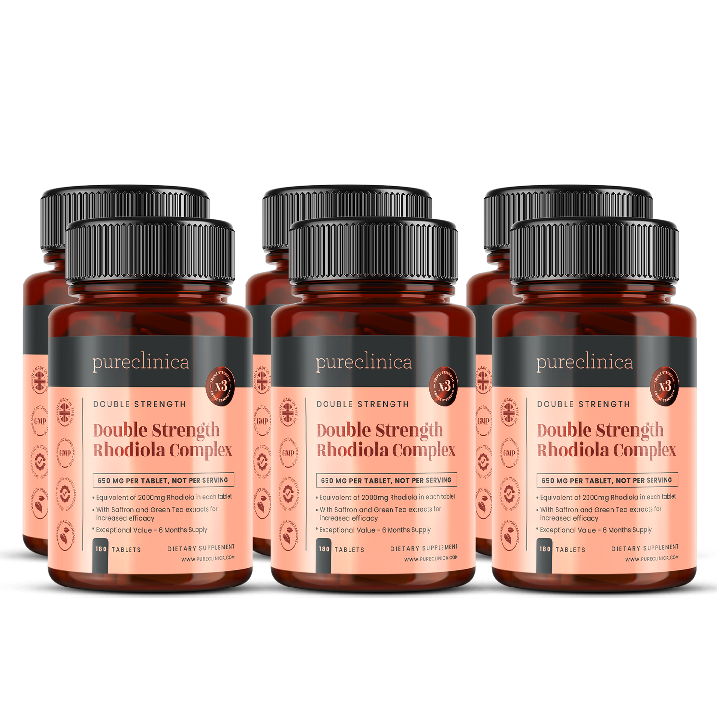 Double Strength Rhodiola Complex - 2000mg x 90 tablets