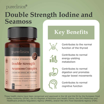 Double Strength Seamoss Complex 120 capsules