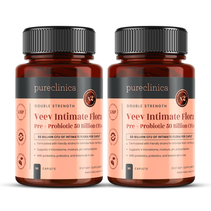 Veev Intimate Flora Pre + Probiotic 50 Billion CFUs x 90 Caplets