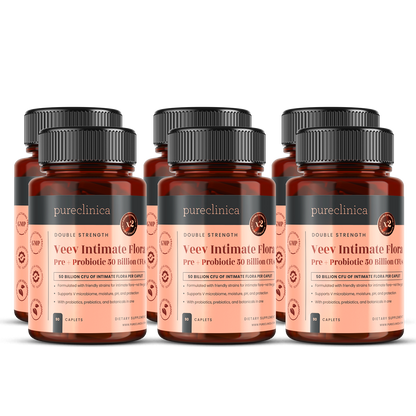Veev Intimate Flora Pre + Probiotic 50 Billion CFUs x 90 Caplets