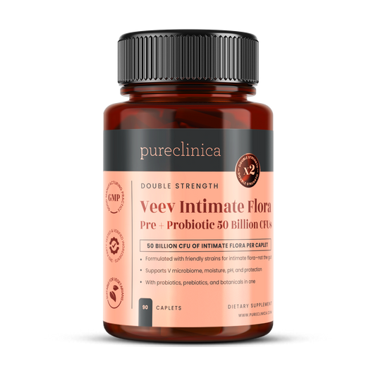 Veev Intimate Flora Pre + Probiotic 50 Billion CFUs x 90 Caplets