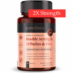 Double Strength Tribulus and ZMA x 180 Tablets (958mg – 40% Saponins with Copper, Boron & Black Pepper)