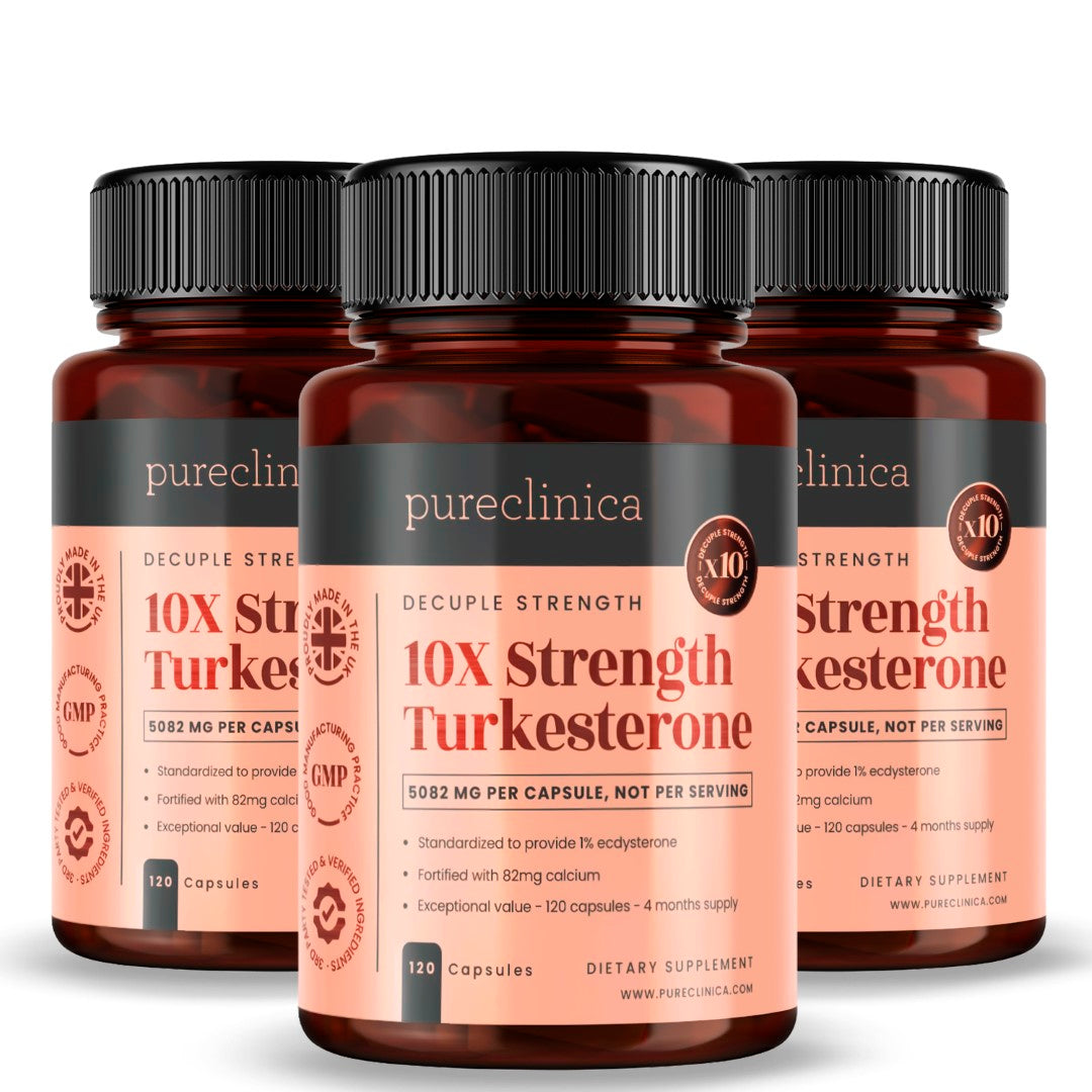 10x Strength Turkesterone Extract 5082mg x 120 Capsules