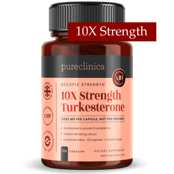 10x Strength Turkesterone Extract 5082mg x 120 Capsules