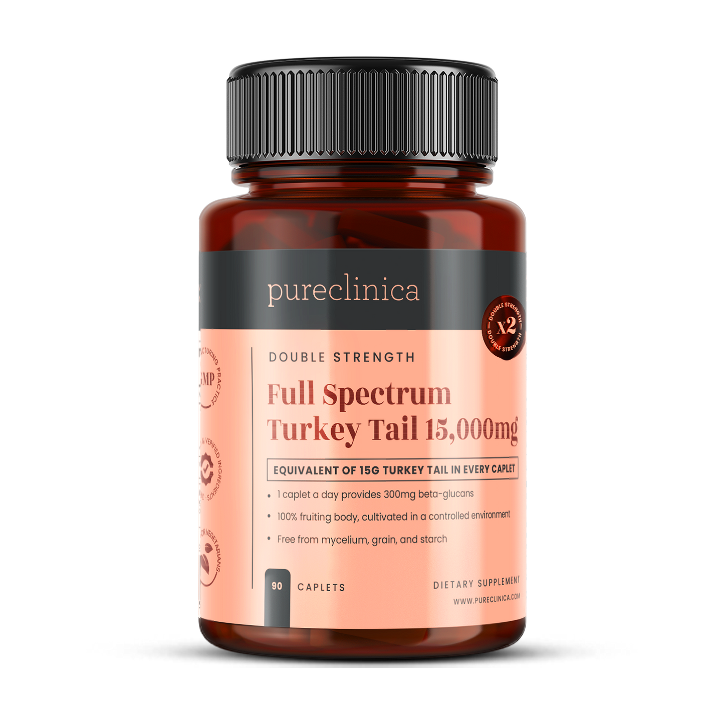 Turkey Tail Mushroom, 15,000mg Full Spectrum