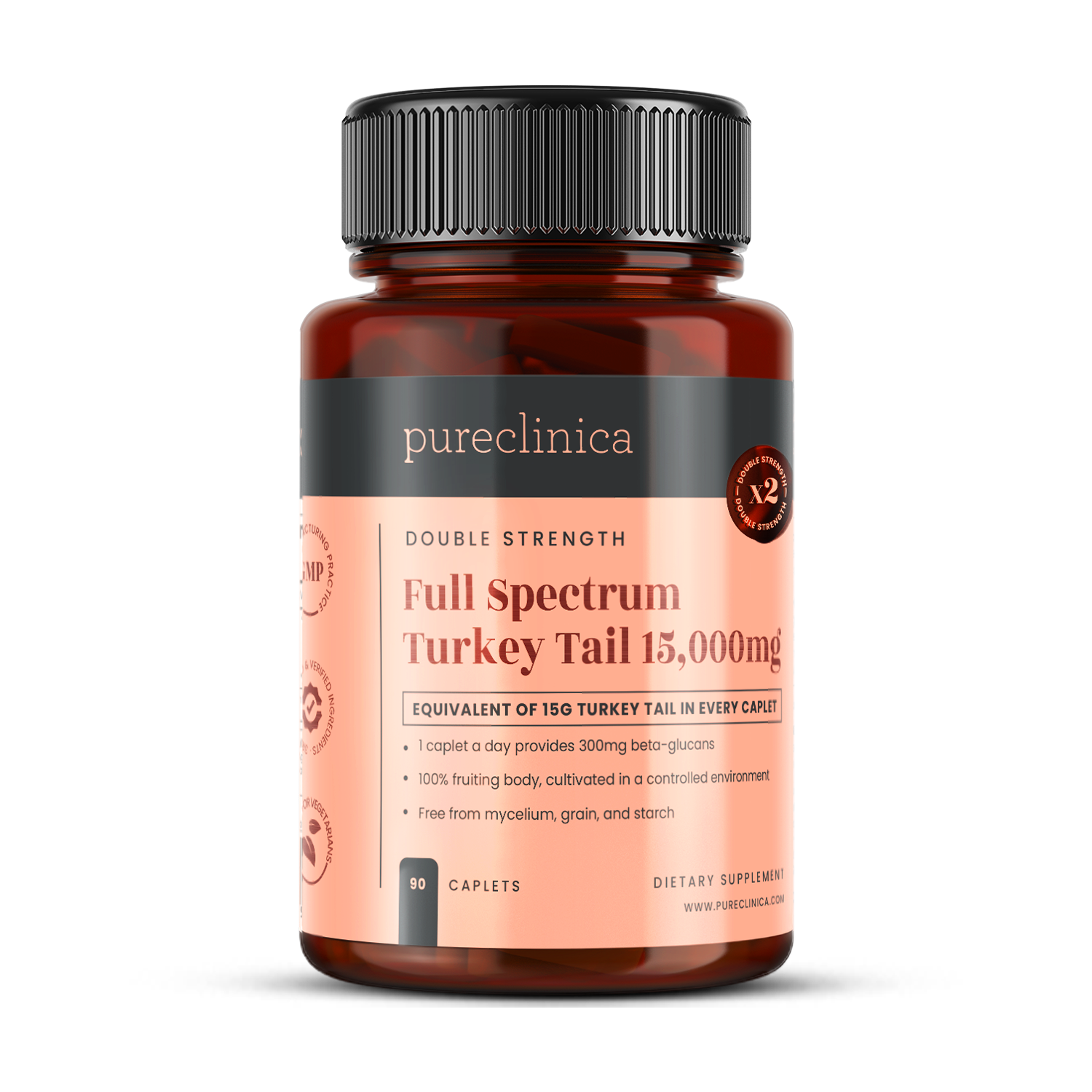 Turkey Tail Mushroom, 15,000mg Full Spectrum