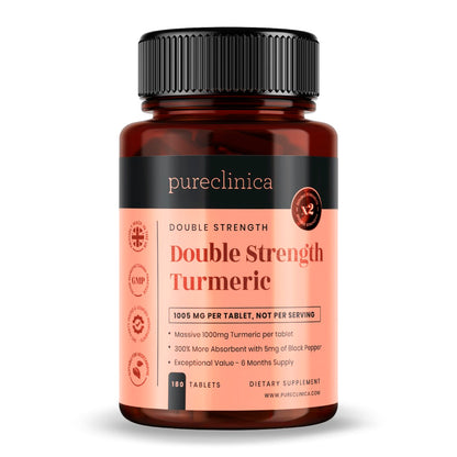 Double Strength Turmeric 1000mg x 180 tablets