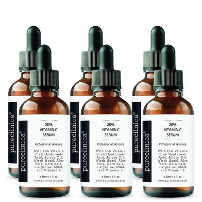 20% Vitamin C Serum (with HA, L-Arginine, Vitamin E, & Ferulic Acid) – 30ml / 1 fl oz