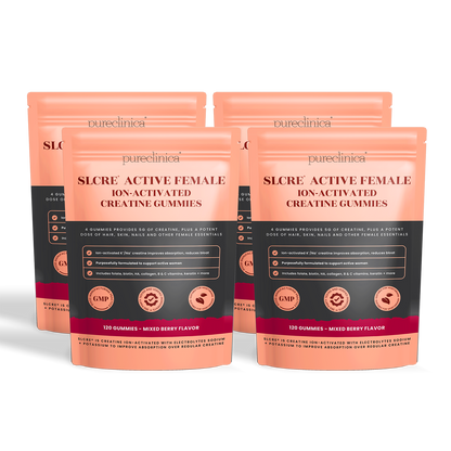 SLCRE® Active Female - Ion-Activated Creatine Gummies for Women