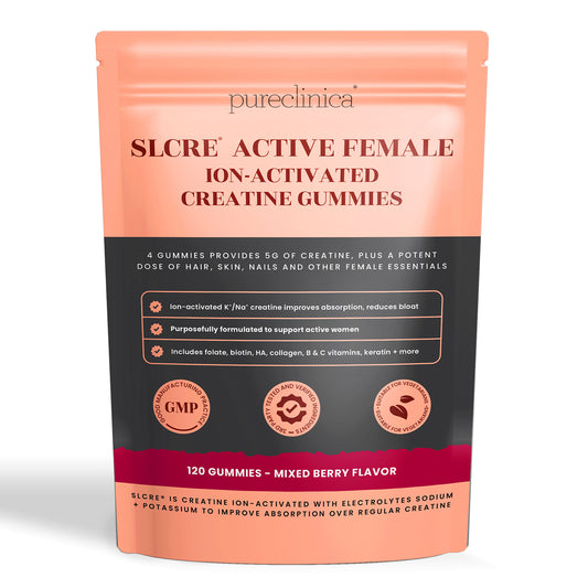 SLCRE® Active Female - Ion-Activated Creatine Gummies for Women