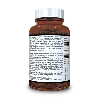 High Potency Valerian Extract 5392mg - Natural Sleep Aid Supplement